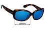 Sunglass Fix Replacement Lenses for Ray-Ban RB4101 Jackie Ohh - 58mm Wide 