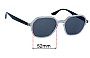 Sunglass Fix Replacement Lenses for Ray-Ban RB4361 - 52mm Wide 