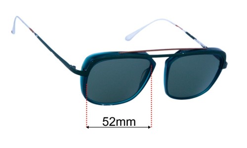 Talla Eyewear Pinza Replacement Lenses 52mm wide 