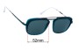 Sunglass Fix Replacement Lenses for Talla Eyewear Pinza - 52mm Wide 