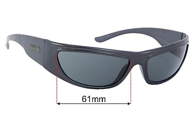 Arnette Signature AN4265 Verres de Remplacement 61mm wide 