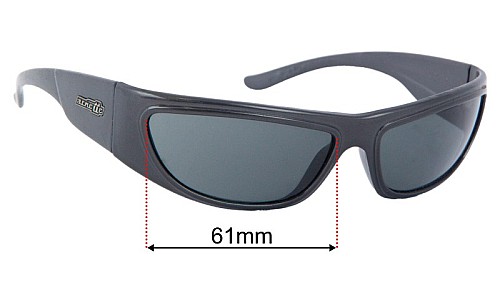 Arnette Signature AN4265 Lentilles de Remplacement 61mm wide 