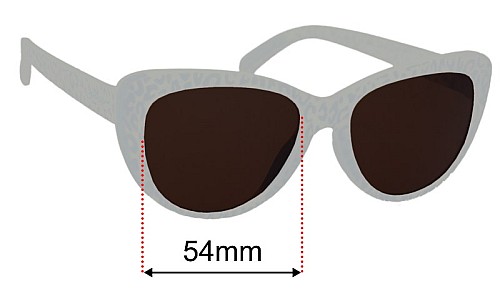 Goodr Gingham Is Sooo Last Year  Lentilles de Remplacement 54mm wide 