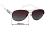 Sunglass Fix Replacement Lenses for Jimmy Choo Baba/S - 59mm Wide 