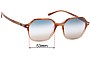 Sunglass Fix Lentes de Repuesto para Ray-Ban RB2194 John - 53mm Wide 