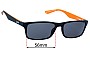 Sunglass Fix Ersatzgläser für Superdry SDO Keijo - 56mm Wide 