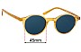 Sunglass Fix Replacement Lenses for Yesglasses Jardi - 45mm Wide 