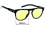 Sunglass Fix Replacement Lenses for Arnette Gojira AN4282 - 56mm Wide 