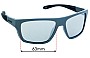 Sunglass Fix Verres de Remplacement pour Arnette Hijiki AN4330 - 63mm Wide 