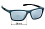 Sunglass Fix Replacement Lenses for Arnette Middlemist AN4328U - 58mm Wide 