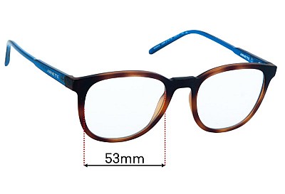 Arnette Momos AN4289 Replacement Lenses 53mm wide 