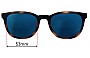 Sunglass Fix Replacement Lenses for Arnette Momos AN4289 (CLIP ON) - 53mm Wide 