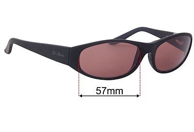 Blue Steel BP4070 Lentes de Repuesto 57mm wide 