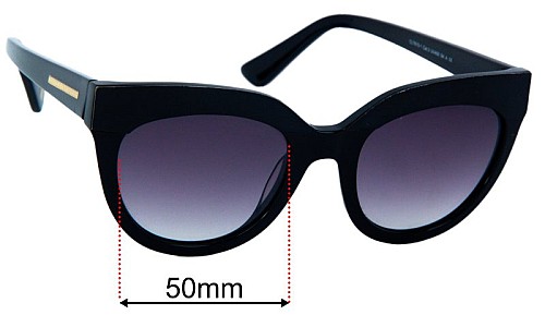 Carolina Lemke CL7610 Replacement Lenses 50mm wide 
