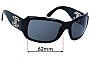 Sunglass Fix Replacement Lenses for Chanel 6018 - 62mm Wide 