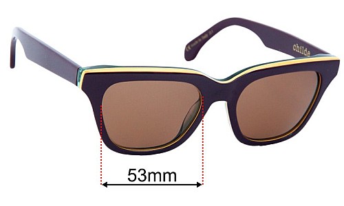 Childe RnB Lentes de Repuesto 53mm wide 