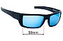 Sunglass Fix Lentes de Repuesto para Costa Del Mar Rafael - 59mm Wide 