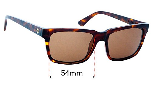 Electric Austin Replacement Lenses 54mm wide 