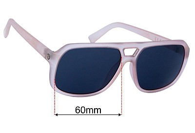 Electric Dude Replacement Lenses 60mm wide 