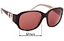 Sunglass Fix Ersatzgläser für Esprit ET17730 - 57mm Wide 