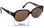Sunglass Fix Replacement Lenses for Fendi FS 5232R - 56mm Wide 