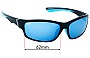 Sunglass Fix Replacement Lenses for GamsWild WS6036 - 62mm Wide 