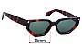 Sunglass Fix Ersatzgläser für Golden Goose Jackie - 55mm Wide 