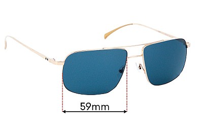 Gotti Percy Replacement Lenses 59mm wide 