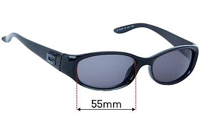 Gucci GG2456/S Replacement Lenses 55mm wide 