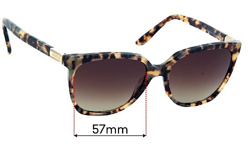 Gucci GG3502/S Replacement Lenses 57mm wide 