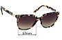 Sunglass Fix Replacement Lenses for Gucci GG3502/S - 57mm Wide 