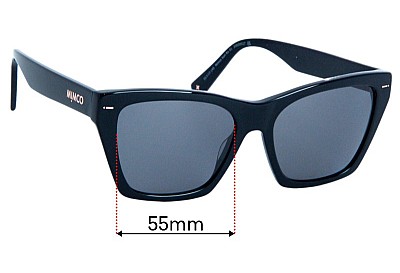 Mimco Sun Rx 01 Replacement Lenses 55mm wide 