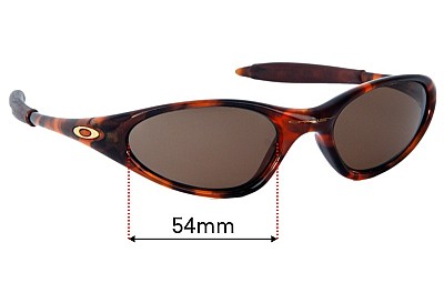 Oakley Minutes 1.0 Verres de Remplacement 54mm wide 