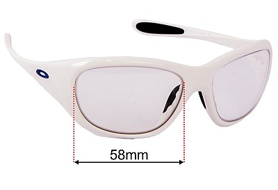 Oakley Disclosure Verres de Remplacement 58mm wide 