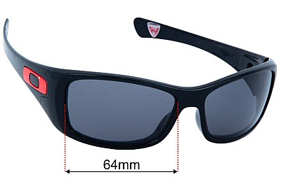 Oakley Hijinx Ducati OO9021 Verres de Remplacement 64mm wide 