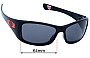Sunglass Fix Verres de Remplacement pour Oakley Hijinx Ducati OO9021 - 64mm Wide 