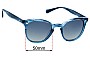 Sunglass Fix Lentes de Repuesto para Oliver Peoples OV5454SU Desmon Sun - 50mm Wide 