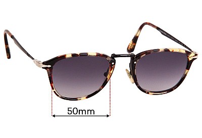 Persol 3165-S Replacement Lenses 50mm wide 