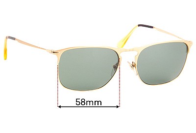 Persol 7359-S Replacement Lenses 58mm wide 