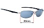Sunglass Fix Replacement Lenses for Police S8251J  - 60mm Wide 