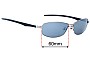 Sunglass Fix Replacement Lenses for Police S8251J - 60mm Wide 