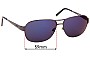 Sunglass Fix Replacement Lenses for Police S8564 - 59mm Wide 