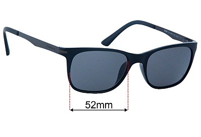 Police Stunt 2 Verres de Remplacement 52mm wide 