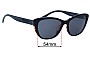 Sunglass Fix Replacement Lenses for Prada VPR04W-F - 54mm Wide 