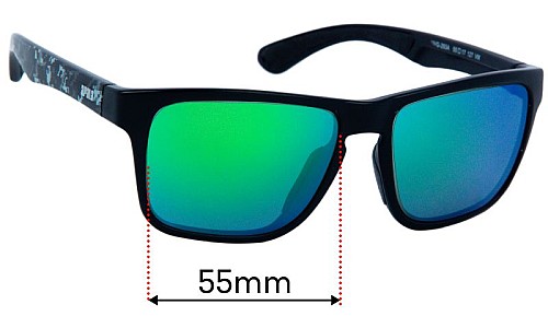 Sunglass Fix Lentes de Repuesto para Rapala UVG-293A - 55mm Wide Rapala UVG-293A Lentes de Repuesto 55mm wide