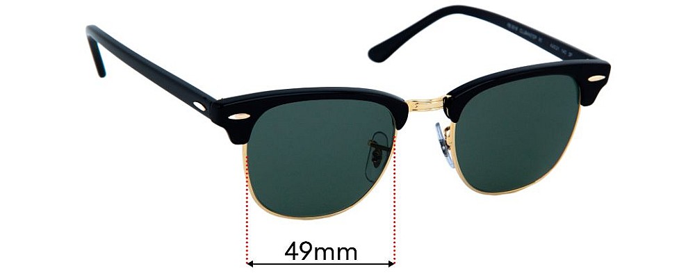 Ray Ban Clubmaster Classic RB3016 Sunglasses Classic G-15 + Black frame  Green Classic G-15 lens – perfect replica raybans sunglasses uk