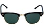  Sunglass Fix Replacement Lenses for Ray Ban RB3016 Clubmaster - Front View 
