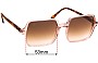 Sunglass Fix Replacement Lenses for Ray Ban RB1973 Square II - 53mm Wide 