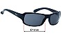 Sunglass Fix Replacement Lenses for Ray Ban RB4075 - 61mm Wide 
