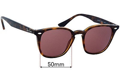 Ray Ban RB4258 Replacement Lenses 50mm wide 